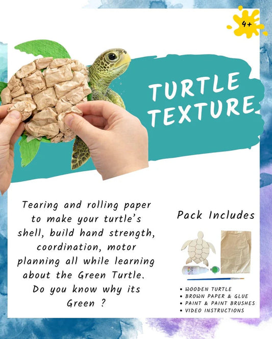 Hopscotch Crafts - Turtle Texture Hopscotch Crafts