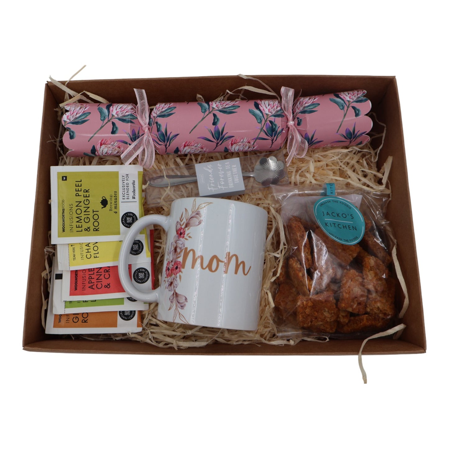 Mom Hamper – Tea gift set (floral mug)