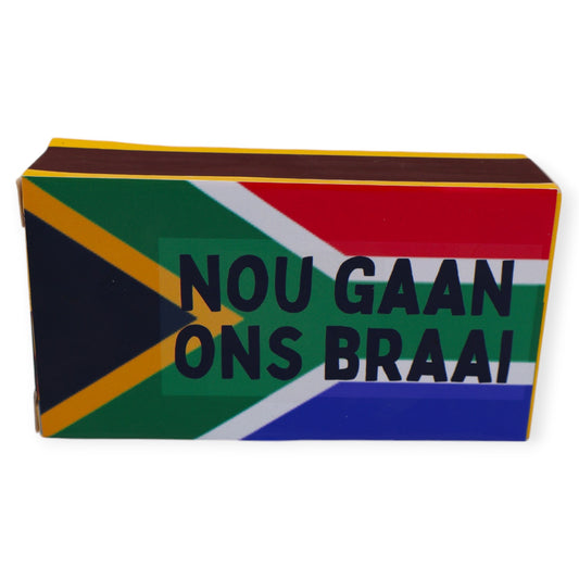 Strikers with South Africa Flag (Different Sayings)