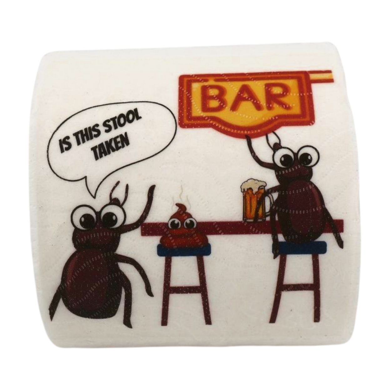 Toilet Paper - is this stool taken (dung beetle ) Just Fun Gifts