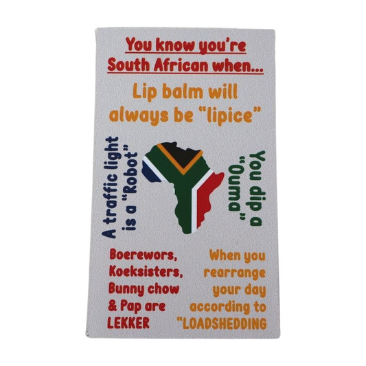 Magnet - You  know you're South African when...(Slim Magnet) Mooshimoo