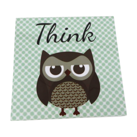 Wooden Sign - Think Mooshimoo