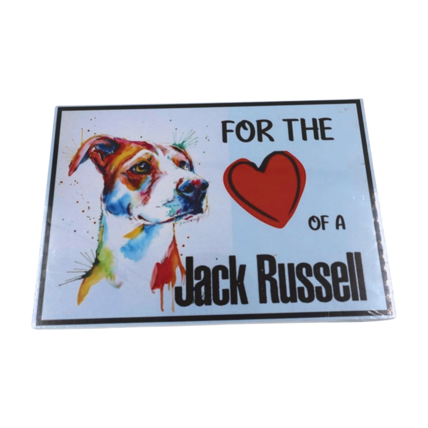Wooden Signs - For the love of a Jack Russell Mooshimoo