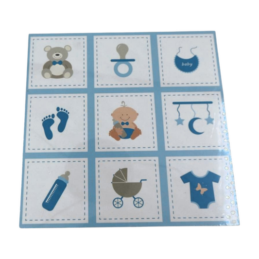 Wooden Sign - Baby Blue Mooshimoo