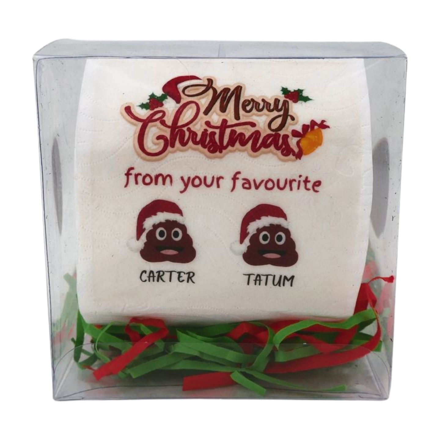 Personalised Toilet Paper - Merry Christmas love your little S**ts Just Fun Gifts