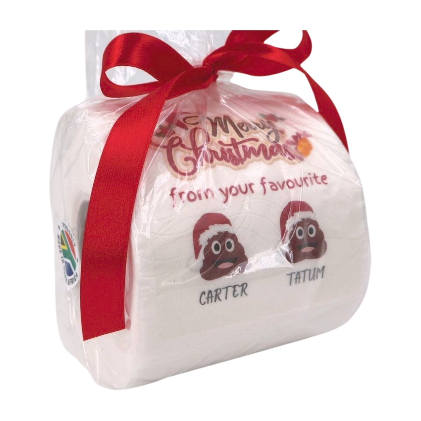 Personalised Toilet Paper - Merry Christmas love your little S**ts Just Fun Gifts