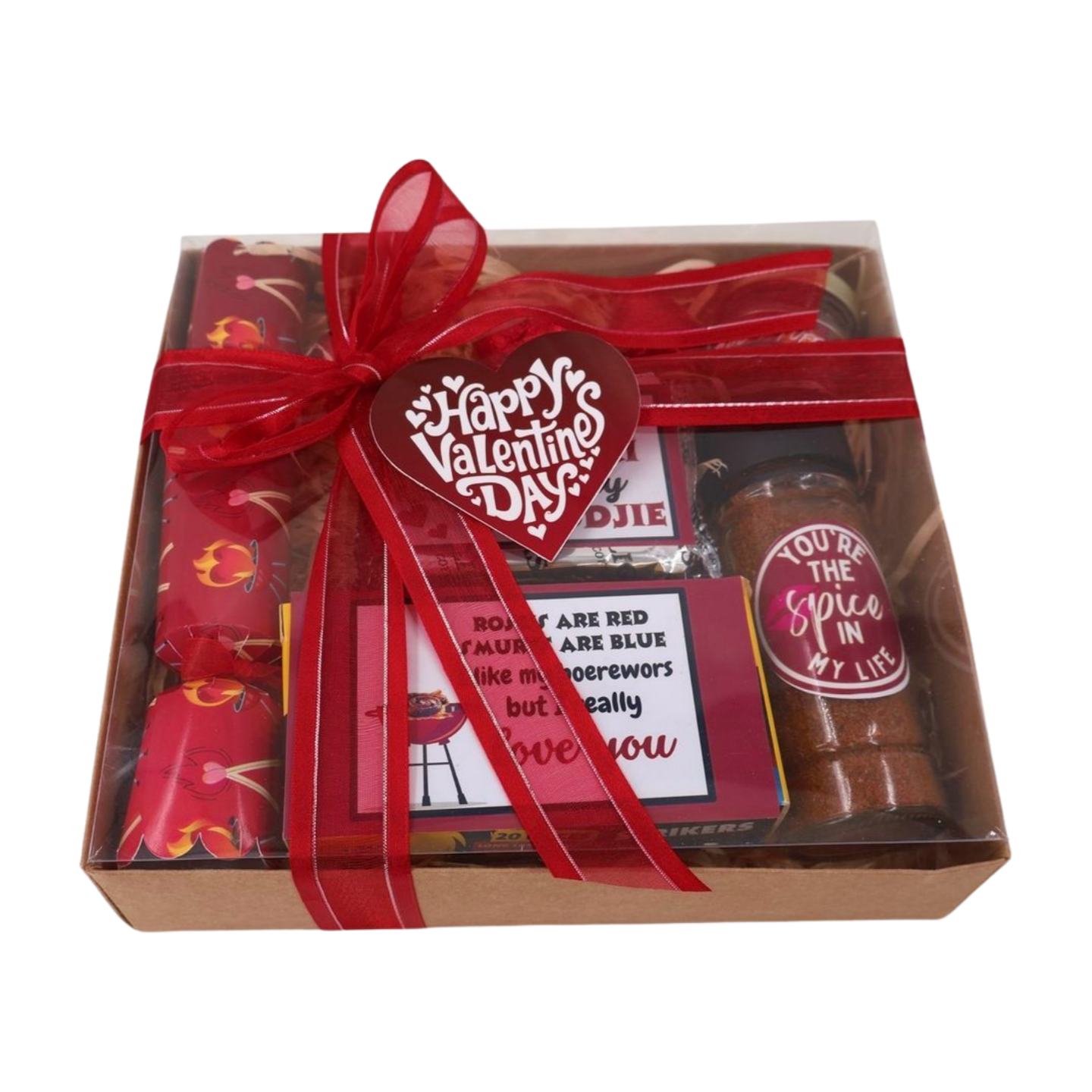 Valentines Braai Gift Box (20cm by 20cm) Just Fun Gifts