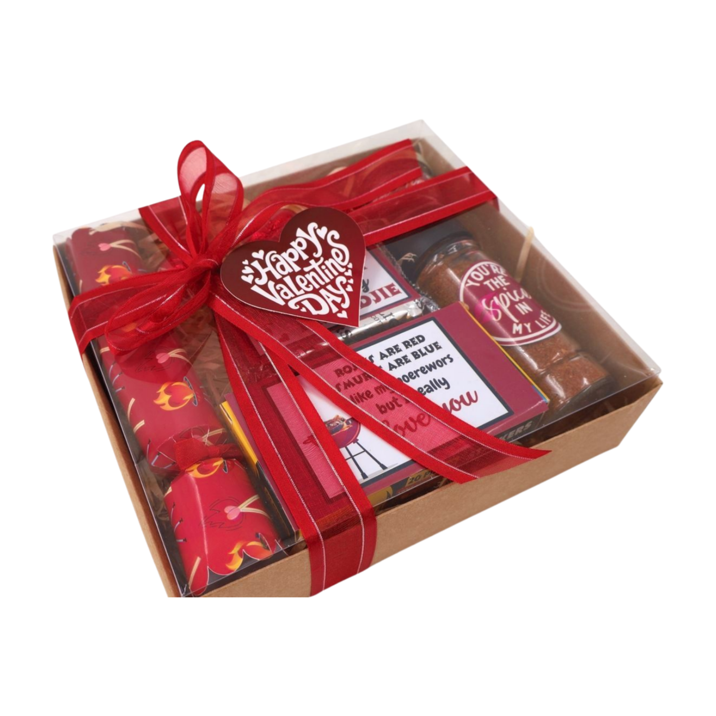 Valentines Braai Gift Box (20cm by 20cm) Just Fun Gifts