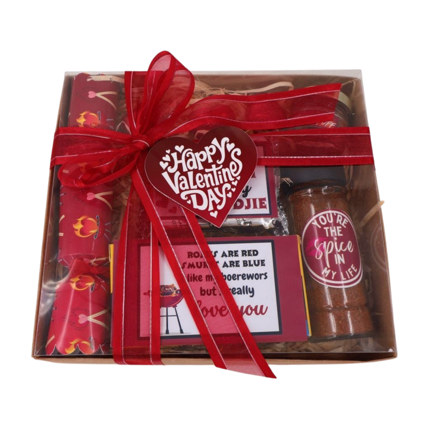 Valentines Braai Gift Box (20cm by 20cm) Just Fun Gifts