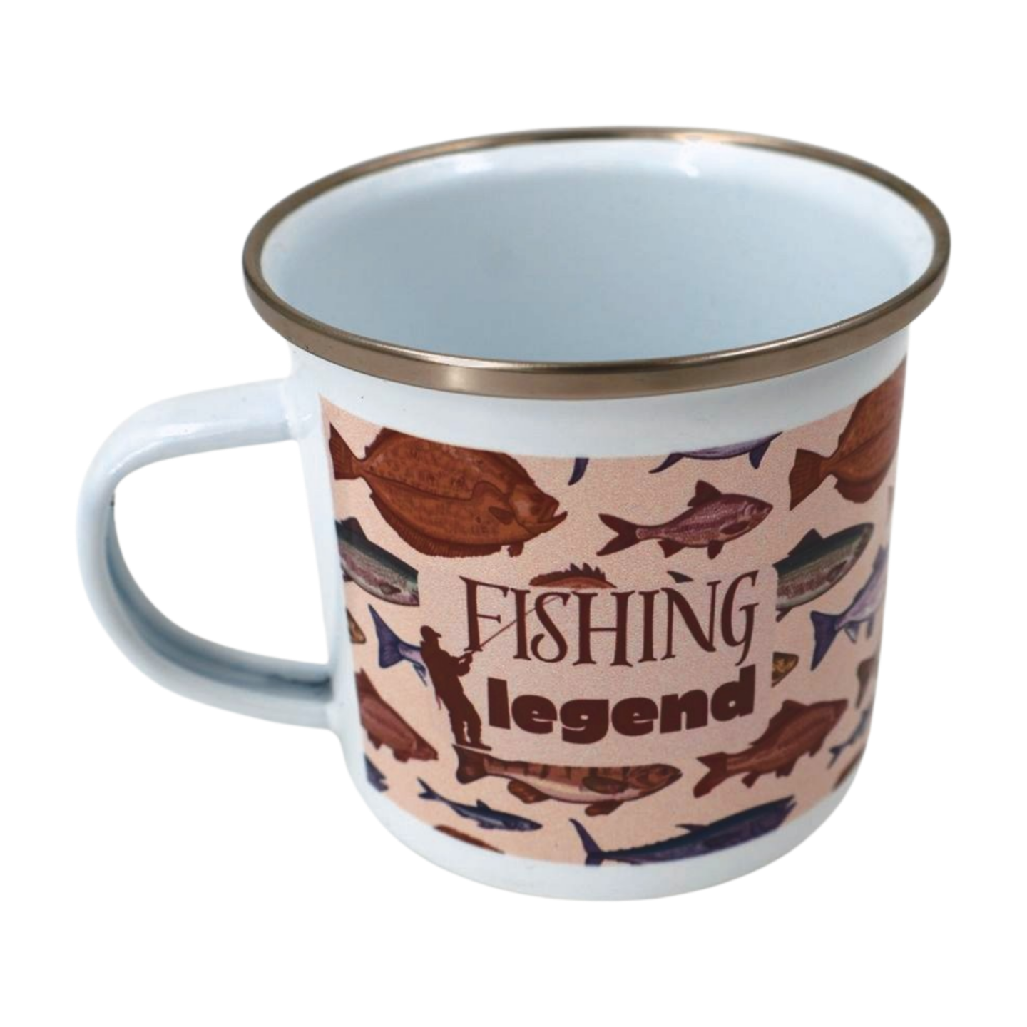 Mug Enamel - Fishing Legend Just Fun Gifts