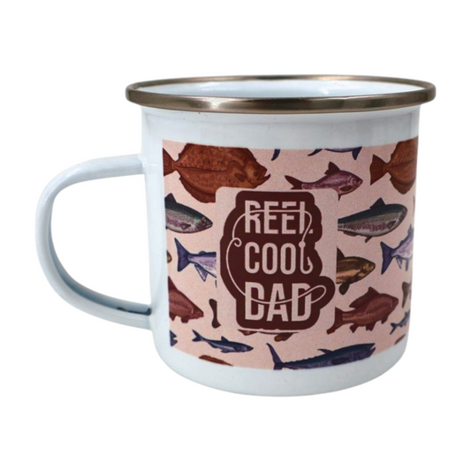 Mug Enamel - Reel Cool Dad Just Fun Gifts