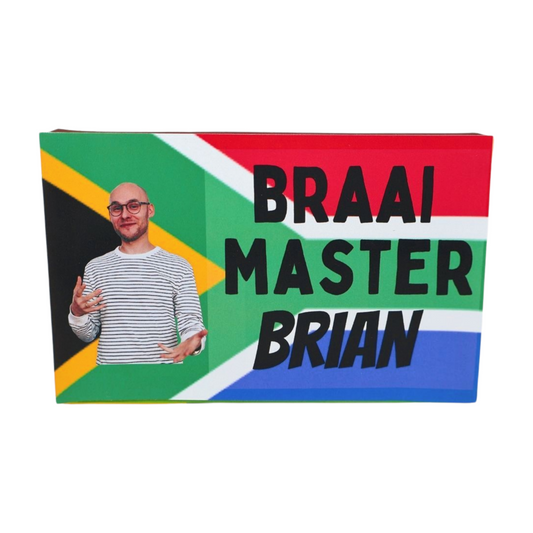 Personalised Striker with photo and message Braai Master (insert name) Just Fun Gifts