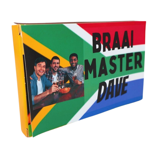 Personalised Striker with photo and message Braai Master (insert name) Just Fun Gifts