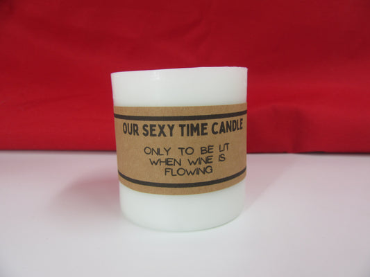 Candle – Our Sexy Time Candle – Only to be lit when wine is flowing