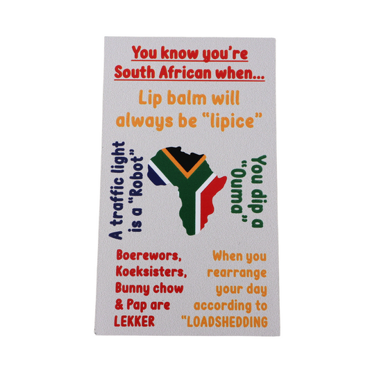 Magnet - South African sayings Magnet