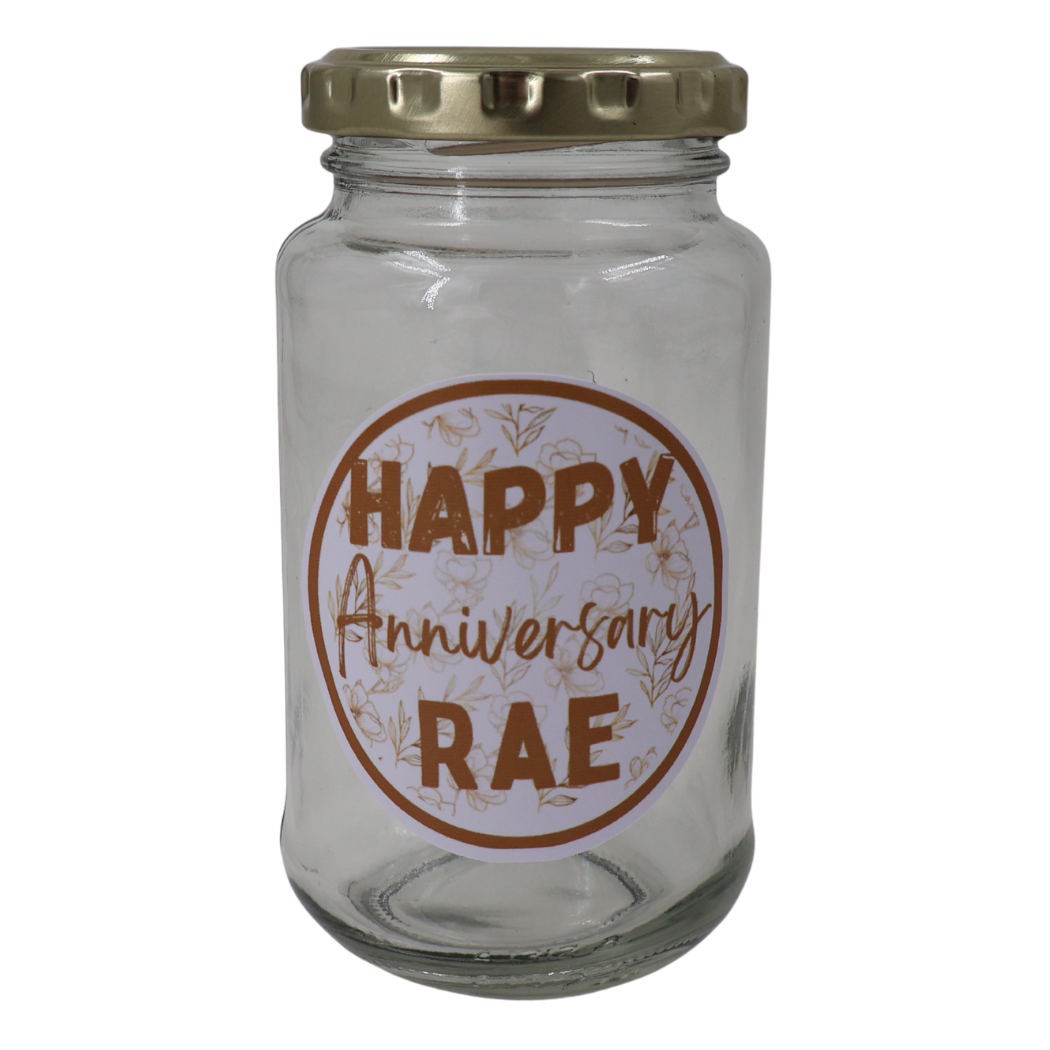 Jar with Gold Leaf Design Just Fun Gifts