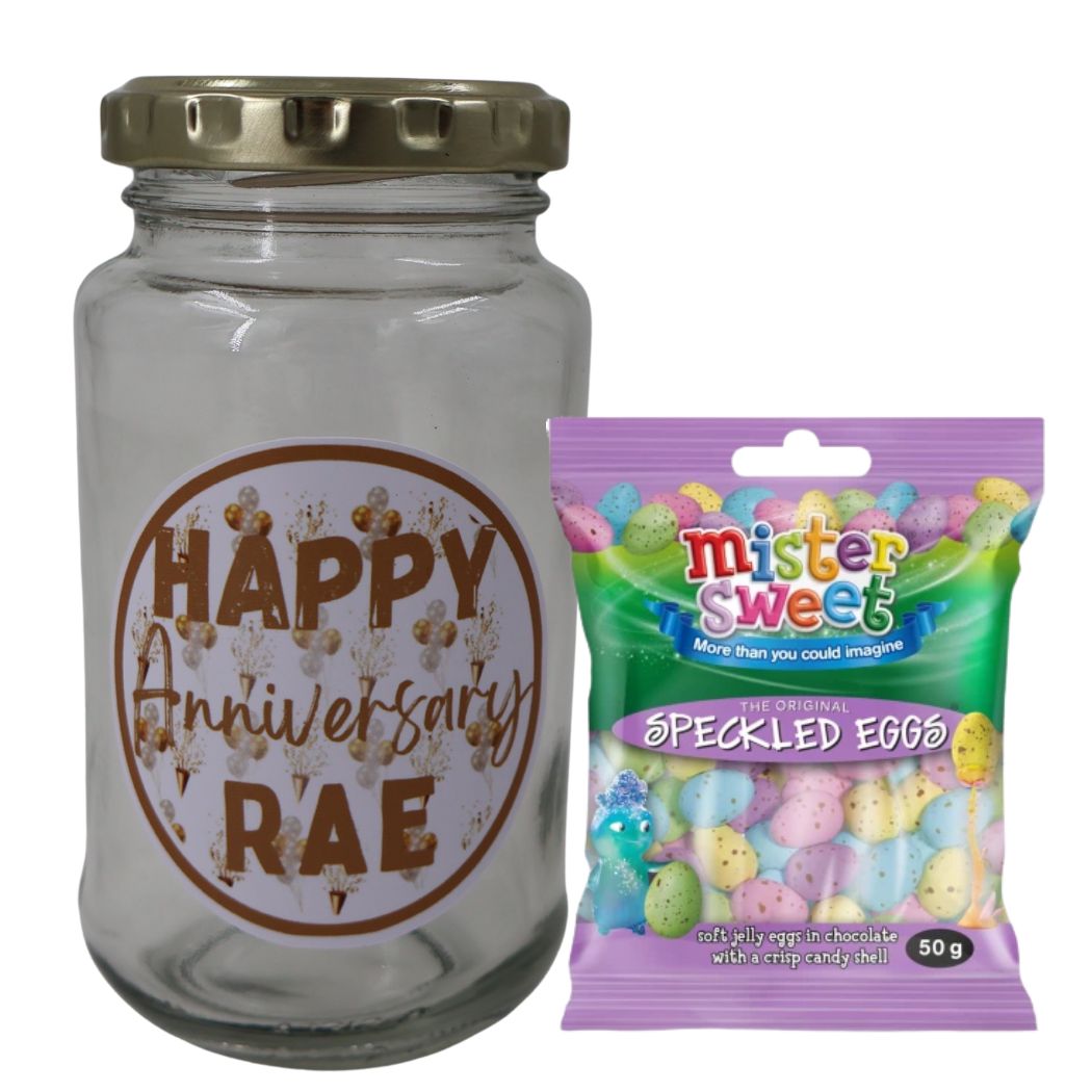 Jar Gold Balloons and Confetti Just Fun Gifts