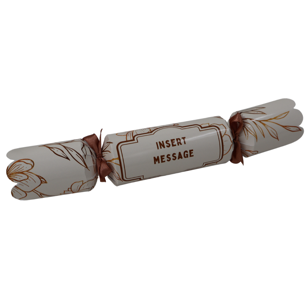 Cracker with Gold Leaf Design