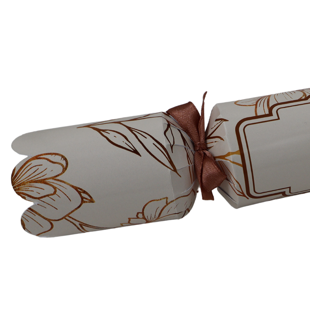 Cracker with Gold Leaf Design