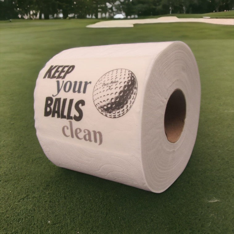 Toilet Paper – Keep your balls clean (Golf Gift)