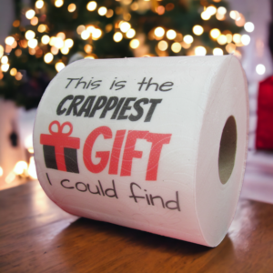 funny secret santa gift toilet paper