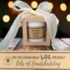 Funny candle with load shedding joke for south africans