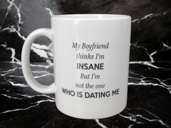 funny gift mug with funny saying