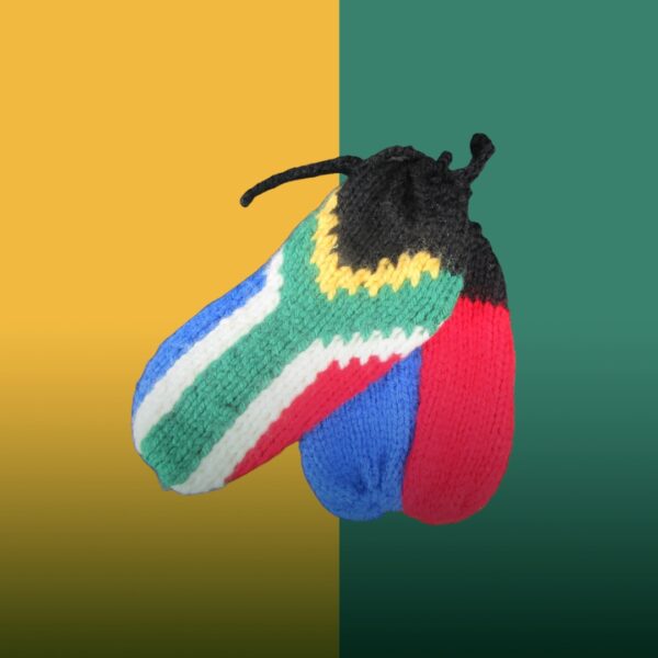 Willy warmer in the colors of south african flag joke gift