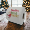 funny novelty gift toilet paper with funny santa image