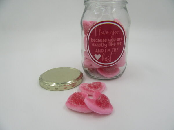 sweet heart jar gift for valentines
