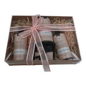 womens gift set bath products mindfullness