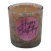 Happy Birthday sprinkle vanilla candle